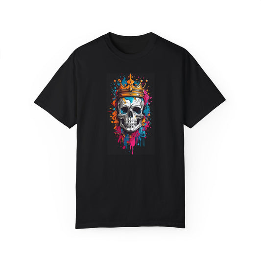 BLOOZH™ black King skull T-shirt